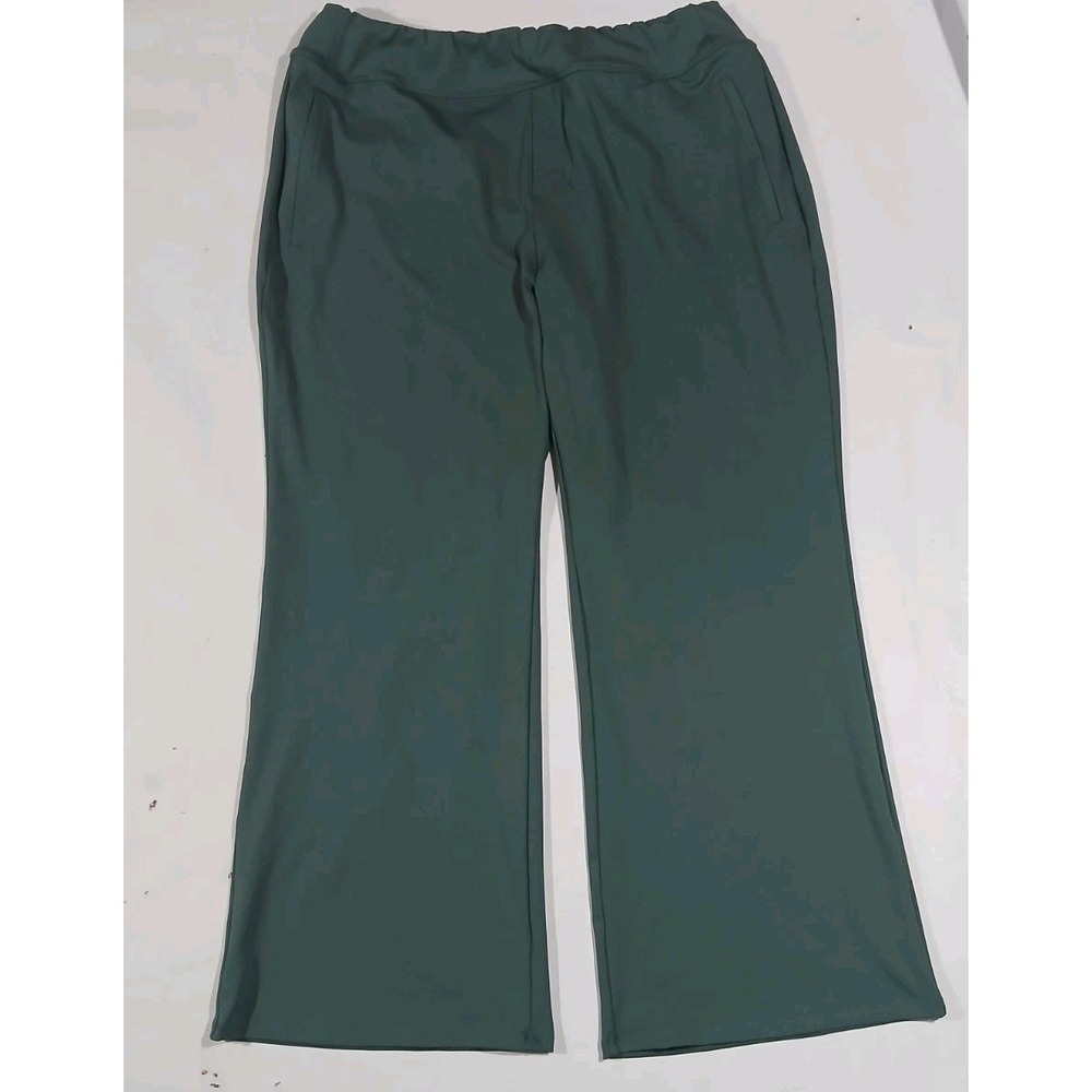 New Halara High Waisted Work Flare Pants Side Zip Pockets Size 2X Athleisure